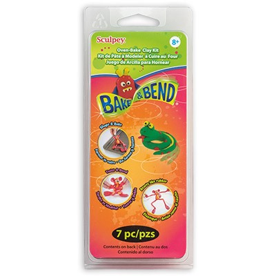 "Sculpey" Bake & Bend Kit полимерная глина 113 г K3 6120