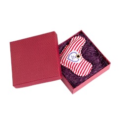 Саше Сердце (8 х 9 см)  с лавандой в коробочке красная