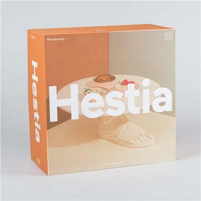 Подставка-столик керамическая Hestia белая / Бренд: Doiy /