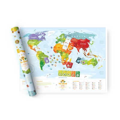 Карта Travel Map Kids Sights / Бренд: 1DEA.me /