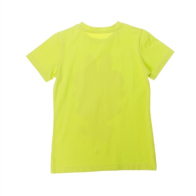 Желто-зеленая футболка для девочки 964001