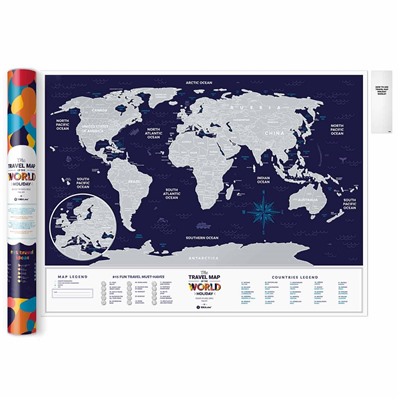 Карта Travel Map Holiday World / Бренд: 1DEA.me /
