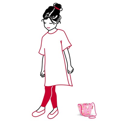 Сумка детская Minibag ABC friends pink /бренд Reisenthel/