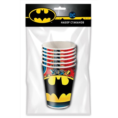 ND Play, Набор бумажных стаканов Batman 6 шт. ND Play