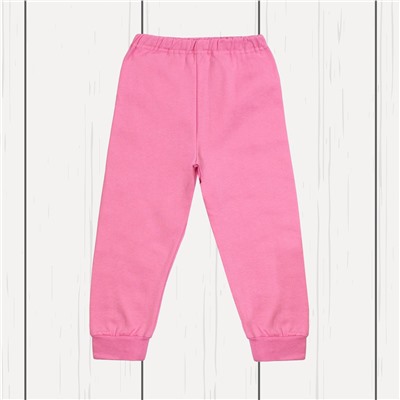 Детские штанишки на манжетах арт.430г-розовый