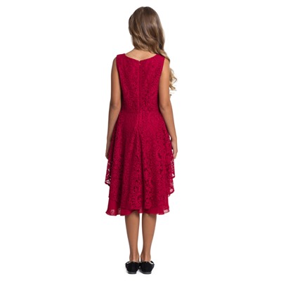 Красное платье для девочки 474001