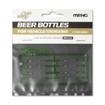 "MENG" SPS-011 "бутылки с пивом" Beer Bottles for Vehicle/Diorama 1/35