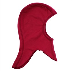 Темно-красная шапка для девочки 388133