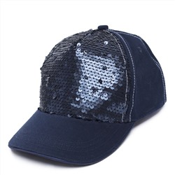 Темно-синяя кепка для девочки 189017