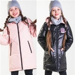 90017_BOG Пальто двухсторонее для девочки