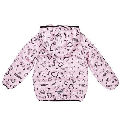 Розовая куртка для девочки 372003