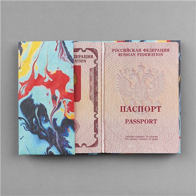 Обложка на паспорт NEW WALLET - New Woodstock; сделан из Tyvek® / Бренд: New wallet /