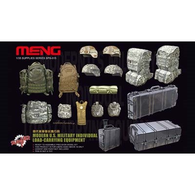 "MENG" SPS-015 "снаряжение" MODERN U.S. MILITARY INDIVIDUAL LOAD-CARRYING EQUIPMENT 1/35