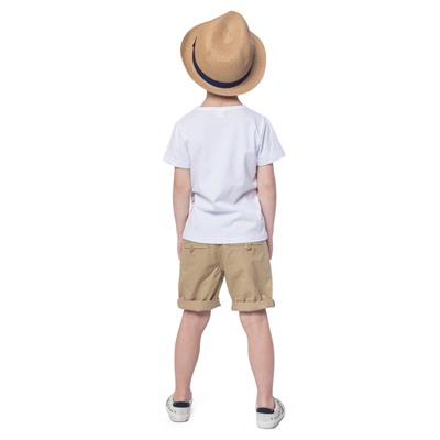 Светло-коричневая шляпа для мальчика 171130