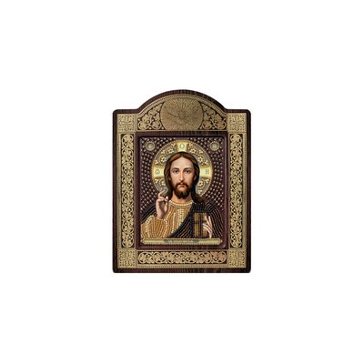 "Нова Слобода" набор для вышивания СН №01 Православный киот 8012 "Покров Пресвятой Богородицы" 9 х 11 см