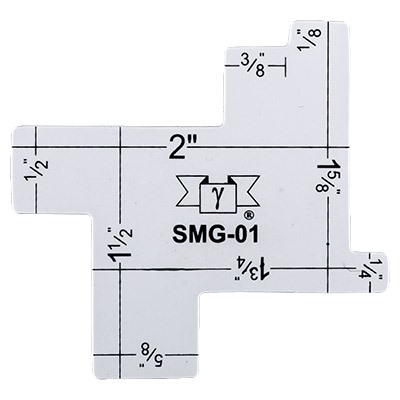 "Gamma" Измерительный шаблон SMG-01 в блистере для шитья