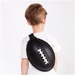Детский рюкзачок в виде “Американского мяча” черный