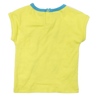Желтая футболка для девочки 678051