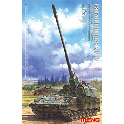 "MENG" TS-012 "самоходная гаубица" GERMAN Panzerhaubitze 2000 SELF-PROPELLED HOWITZER 1/35