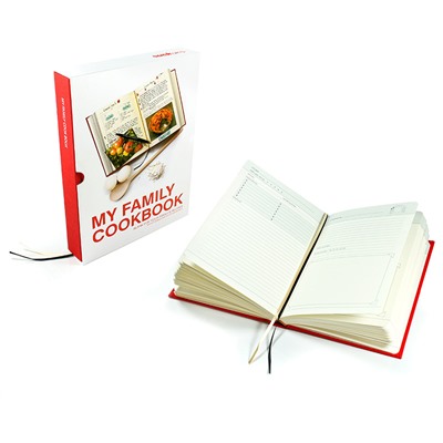 Семейная кулинарная книга My Family красная / Бренд: Suck UK /