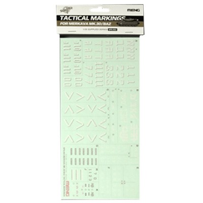 "MENG" SPS-003 "маркировка танка" MERKAVA Mk.3D/BAZ Tactical Markings 1/35