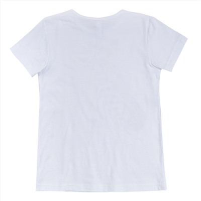 Белый комплект: футболка, брюки для девочки 186001