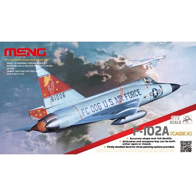 "MENG" DS-003 "самолёт" F-102A (Case X) 1/72