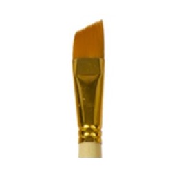 Кисти синтетика "Mr.Painter" SBA 206-18 плоская со скосом 5 шт короткая ручка №18