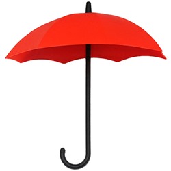Крючок на липучке "Зонтик" 10,5х6,5х11,5см, пластмассовый, 3 штуки (Китай)