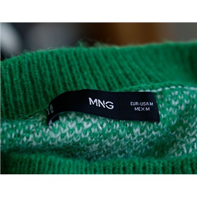 Шерстяной вязанный свитер MANGO
