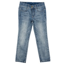 Темно-синие брюки джинсовые для девочки 172155