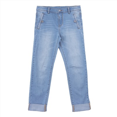 Голубые брюки джинсовые для мальчика 181009