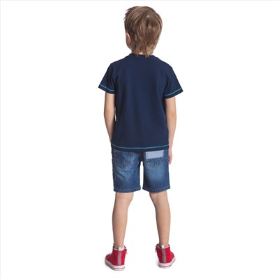 Синие шорты джинсовые для мальчика 271007