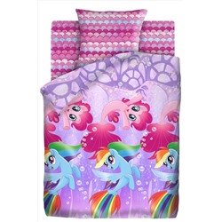 My Little Pony, Детское постельное белье из бязи, 1,5 сп, наволочки 70*70 My Little Pony