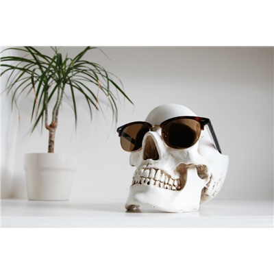 Органайзер для мелочей Skull, белый / Бренд: Suck UK /