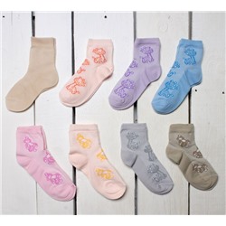 Детские хлопковые носки разных цветов с принтом арт.8с903