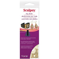 "Sculpey" Clay Decals переводные наклейки для полимерной глины AS2180