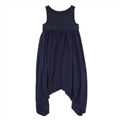 Темно-синее платье для девочки 182122