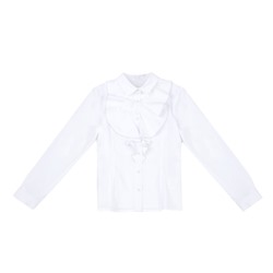Белая блузка для девочки 384427
