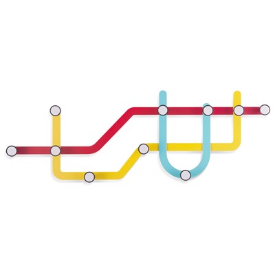 Вешалка Subway, разноцветная / Бренд: Umbra /