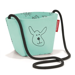 Сумка детская Minibag Cats and dogs mint /бренд Reisenthel/