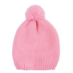 Светло-розовая шапка для девочки 382122
