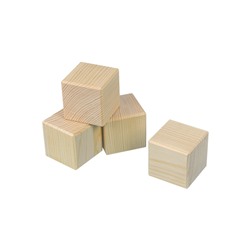 Заготовки для декорирования "Mr. Carving" ПР-30 Заготовка "Кубики" сосна 5.5 x 5.5 см 4 шт .