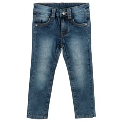 Синие брюки джинсовые для мальчика 371157