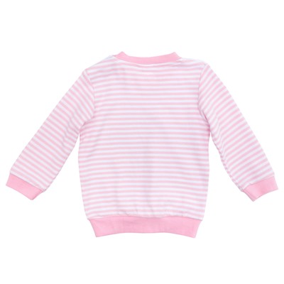 Розовый комплект: футболка, брюки для девочки 678801