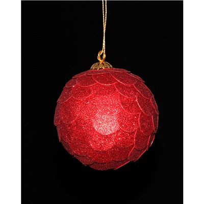 Шар новогодний декоративный Paper ball, красный / Бренд: EnjoyMe /