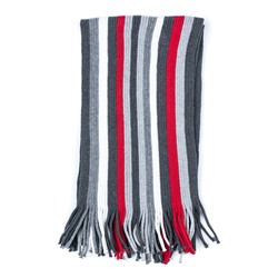 Серый шарф для мальчика 371028