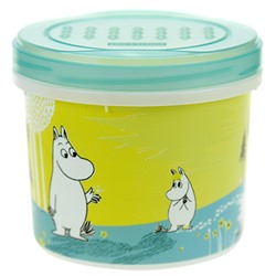 "Moomin Oslo" Контейнер для продуктов пластмассовый 0,7л, д11см, h10см, завинчивающаяся крышка, мятный, подходит для СВЧ (Россия)