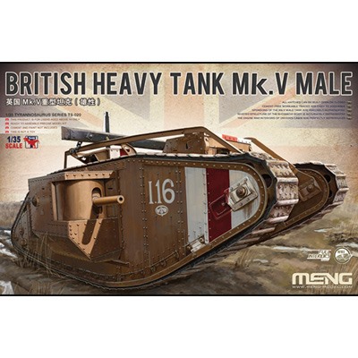 "MENG" TS-020 "танк" BRITISH HEAVY TANK Mk.V MALE 1/35