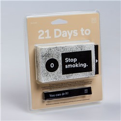 Набор бумажных мотиваторов «21 день, чтобы бросить курить» / Бренд: Doiy /